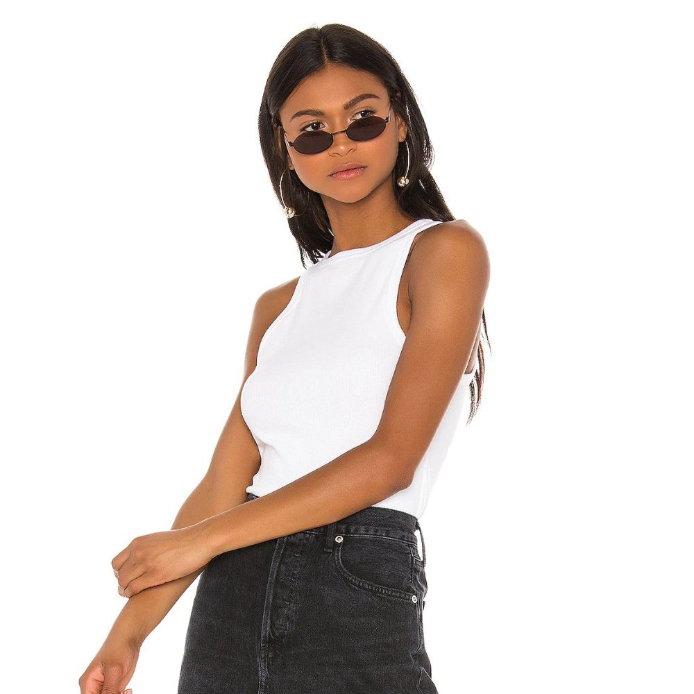 AGOLDE White Rib Tank - NWT - Size M